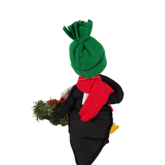 Annalee Doll Icicle Penguin With Wreath 2010 75th Anniversary Edition NWT - Picture 5 of 7